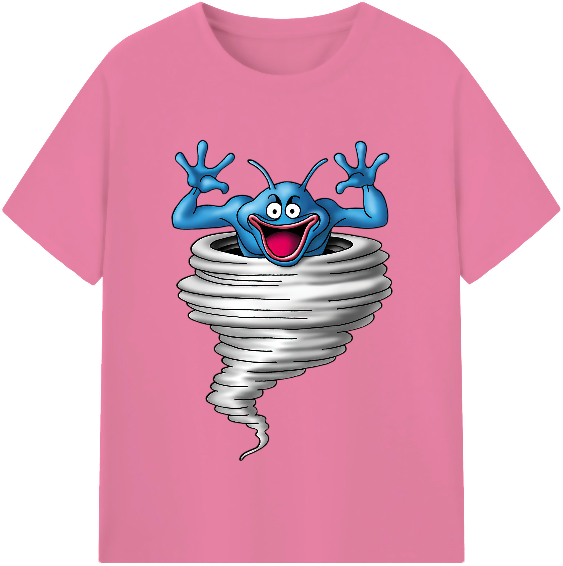 （画像用） ドラゴンクエスト Doragon Kuesuto Dragon Quest 綿100％半袖Tシャツ（フロントプリント）